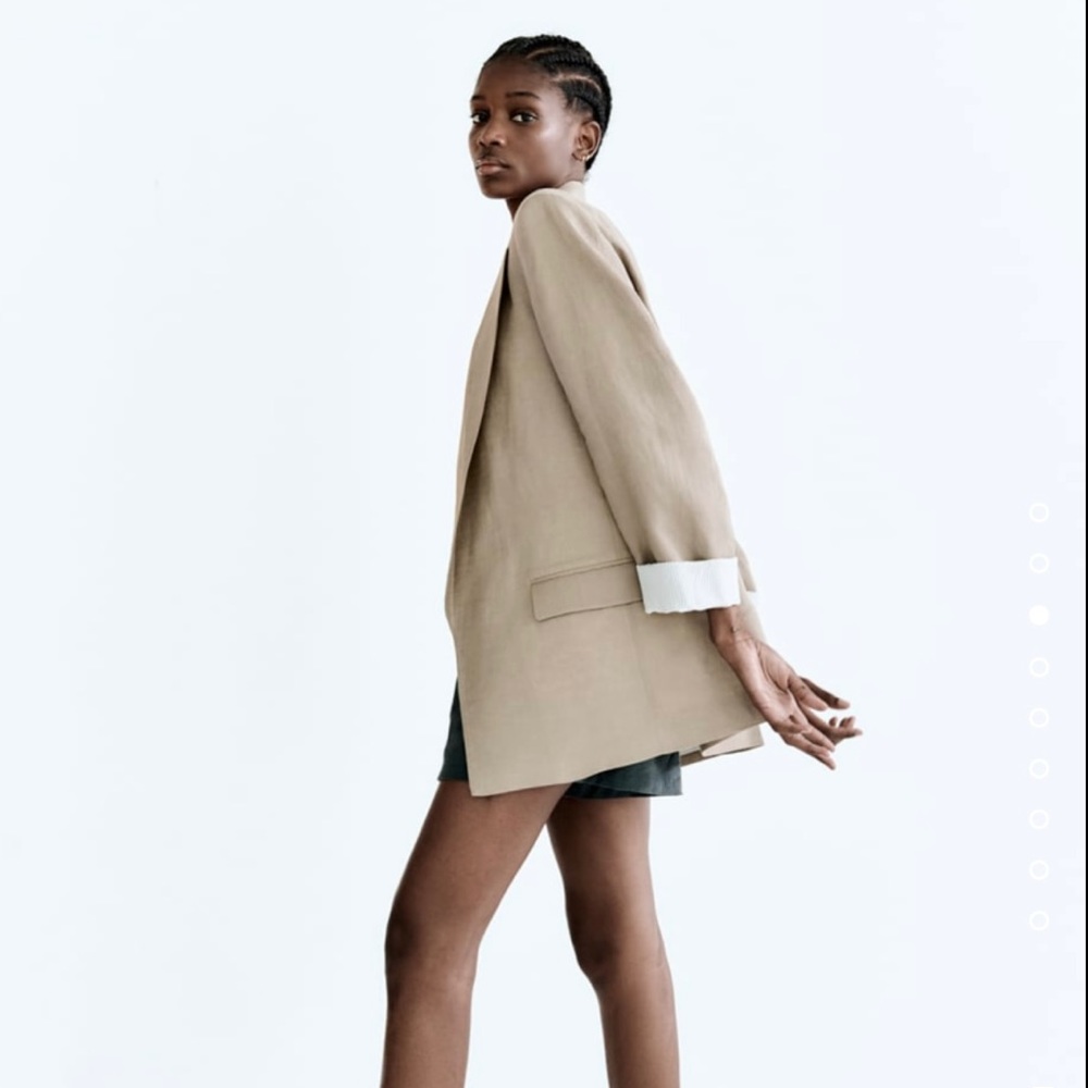 Zara linen blazer